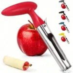 Premium Apple Corer, Stainless Steel Apple & Pear Pitter, Fruit Slicer, Corer, Paring Knife, Vegetable Kitchen Tool