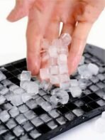160-Cavity Silicone Ice Cube Tray, Ice Cube Mold, Ice Maker, DIY Mini Ice Cube Mold, Easy-Release Multi-Cavity Silicone Ice Cube Tray, Suitable For Making Cocktails And Whiskey Ice Cubes, Frozen Mixtures, Making Ice Cubes - Image 6