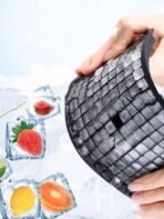 160-Cavity Silicone Ice Cube Tray, Ice Cube Mold, Ice Maker, DIY Mini Ice Cube Mold, Easy-Release Multi-Cavity Silicone Ice Cube Tray, Suitable For Making Cocktails And Whiskey Ice Cubes, Frozen Mixtures, Making Ice Cubes - Image 7