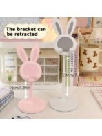 1pc Foldable Desktop Phone Stand, Adjustable Height, Portable Phone Holder, Essential For Women Travel And Kitchen, Compatible With All Phones - Image 3