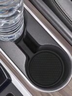 4pcs Car Cup Holder Liners, Universal Non-Slip Cup Holder, Embedded Decorative Cup Holder, Car Interior Accessories, Black - Image 5