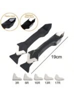 5-In-1 Silicone Scraper Sealant Smoothing Tool Set, Caulk Removal, Polishing, Grouting, Flooring Mold Removal Manual Tool Kit, For Men - Image 7