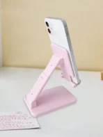1pc Foldable Desktop Phone Stand, Adjustable Height, Portable Phone Holder, Essential For Women Travel And Kitchen, Compatible With All Phones - Image 8