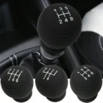1pc Universal Gear Shift Knob Silicone Cover Gear Rod Protect Case Dustproof WaterProof Lever Handle Skin Nonslip Manual Shifter