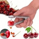 1pc Stainless Steel Cherry Pitter, Seed Remover, Household Kitchen Pitted Jujube, Hawthorn Fruit Multi-Functional Seeding Remover Hand Tool