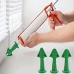 3-Piece Silicone Sealant Nozzle Professional Filling Tool Set - Sealant And Grouting Epoxy Piston Fittings, Durable Silicone Tools - Easy To Clean, Suitable For Floor And Tile Grouts, No Power Required.