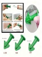 3-Piece Silicone Sealant Nozzle Professional Filling Tool Set - Sealant And Grouting Epoxy Piston Fittings, Durable Silicone Tools - Easy To Clean, Suitable For Floor And Tile Grouts, No Power Required. - Image 6