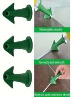 3-Piece Silicone Sealant Nozzle Professional Filling Tool Set - Sealant And Grouting Epoxy Piston Fittings, Durable Silicone Tools - Easy To Clean, Suitable For Floor And Tile Grouts, No Power Required. - Image 3