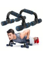 Pushup Bars: Cushioned Foam Grips And Non-Slip Design - Essential For Men And Women! Exercise Tool, Comfortable Grip, Reinforced Structure, Durable Material, Training Equipment, Fitness Beginners, Home Gym Gear - Image 2