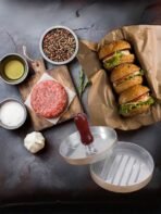 1pc Non-Stick Hamburger Patty Press Mold Hamburger Maker With Removable Plate, Burger Press For Beef, Cheese, Veggie Burgers, BBQ - Image 4