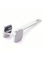 1pc Stainless Steel Meat Tenderizer, Double-Sided Meat Hammer, Steak Pounder, Kitchen Tool, Meat Mallet, Suitable For Picnic, Travel, Camping, BBQ - Metal Material - Image 7