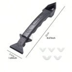 5-In-1 Silicone Scraper Sealant Smoothing Tool Set, Caulk Removal, Polishing, Grouting, Flooring Mold Removal Manual Tool Kit, For Men - Image 11