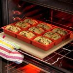 1pc Silicone Mini Toast Bread Mold, Silicone Baking Mold, Non-Stick Mini Bread Mold, 9-Cavity Silicone Bread Baking Mold, Perfect For Mini Toast, Cake, Bread And Meatloaf, Cake, Brownies, Heat-Resistant Handmade Baking Mold Suitable For Birthday, Jelly Mo