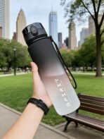 500ml Large-Capacity Gradient Plastic Water Bottle, Portable Easy To Hold Drinking Bottle For Outdoor Sports And Daily Fitness - Image 4