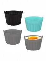 4-Piece/2-Piece/1-Piece/7-Piece Air Fryer Egg Mold Set, Small Silicone Egg Tray, Suitable For Air Fryer Egg Frying, Silicone Egg Plate, Microwave And Air Fryer Egg Frying, Non-Stick, Kitchen Utensils, Baking Accessories. - Image 6