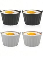 4-Piece/2-Piece/1-Piece/7-Piece Air Fryer Egg Mold Set, Small Silicone Egg Tray, Suitable For Air Fryer Egg Frying, Silicone Egg Plate, Microwave And Air Fryer Egg Frying, Non-Stick, Kitchen Utensils, Baking Accessories. - Image 4