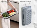 Extendable Sink Strainer, Adjustable Strainer Basket For Kitchen Sink, Multifunctional Draining Colander For Sinks, Practical For Washing Fruits And Vegetables, Draining Pasta, Rice And Other Food, Easy Storage, 34.5-48 X 6.5 X 20 Cm - Image 5
