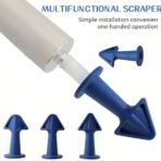 3-Piece Silicone Sealant Nozzle Professional Filling Tool Set - Sealant And Grouting Epoxy Piston Fittings, Durable Silicone Tools - Easy To Clean, Suitable For Floor And Tile Grouts, No Power Required. - Image 13