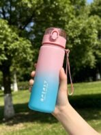 500ml Large-Capacity Gradient Plastic Water Bottle, Portable Easy To Hold Drinking Bottle For Outdoor Sports And Daily Fitness - Image 3